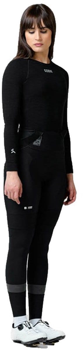 Gobik Winter Merino T-shirt Met Lange Mouwen Zwart XS Vrouw