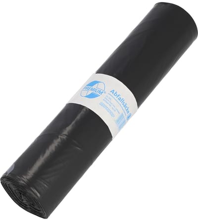 Zwarte Vuilniszakken 60/120 Liter - 100% Gerecycled - Hoogwaardige Kwaliteit