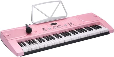 Keyboard 61 toetsen - Met gratis lessen - Fazley FKB-050-P - Roze