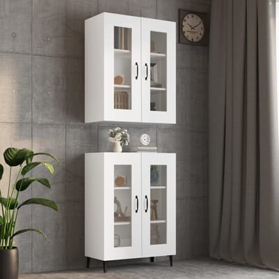 vidaXL - Bovenkast - 69,5x34x90 - cm - wit