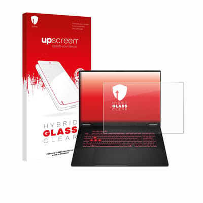 upscreen - Screenprotector voor ASUS TUF Gaming A18 2025 - Folie Beschermfolie Beschermglas transparant