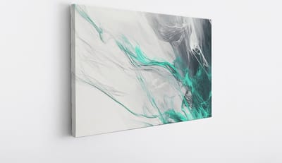 Saammp Canvas Schilderij - vloeibaar - Dynamisch - Abstract kunstwerk - 30x20 - Foto op canvas - Wanddecoratie - Muurdecoratie Woonkamer - Slaapkamer decoratie - Canvas Print