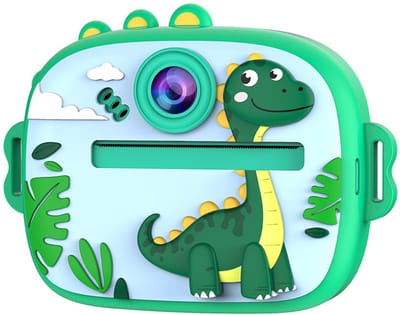 Kindercamera met instant-functie - 1080p HD-printfunctie - inclusief printer en 3 rollen fotopapier - geschikt voor kinderen van 3 tot 12 jaar.