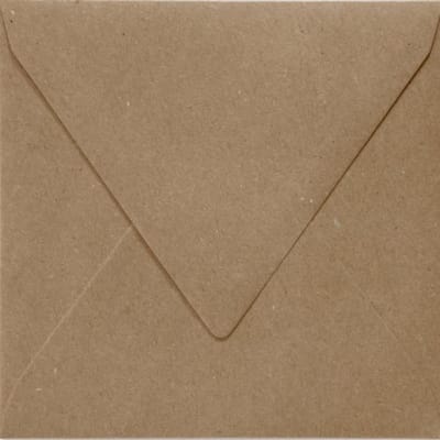 Papicolor Envelop Formaat 160 X 160 Mm Kleur 6 stuks Recycling Bruin