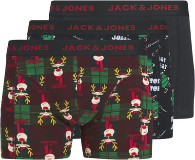 JACK&JONES PLUS - JACRUDOLPH TRUNKS 3 PACK PLS Heren Onderbroek - Maat EU7XL US5XL