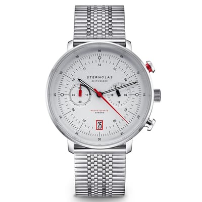 Sternglas S01-HC10-ME08 HAMBURG Chrono Heren Horloge