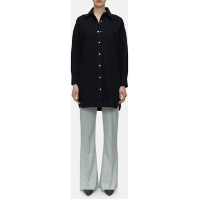 Closed Denim Shirt Dress Black Size: L | Shirt Dresses Outlet | Dames | Zwart