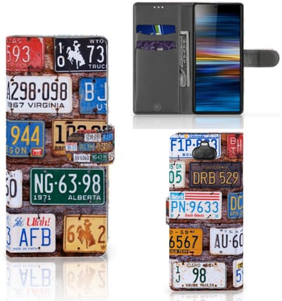 Sony Xperia 10 Telefoonhoesje met foto Kentekenplaten