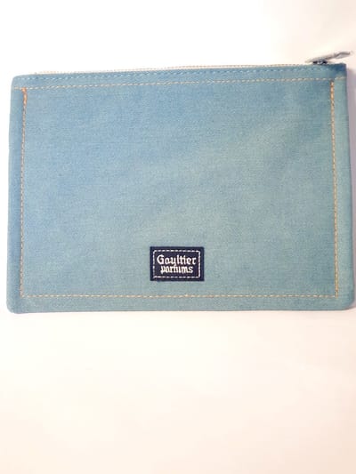 Jean paul Gaultier DENIM make-up tasje pouch 20x14 cm