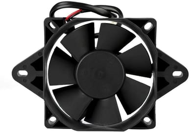 Dailygoody - Car Radiator Fan - Elektrische Ventilator - Duurzaam en Betrouwbaar - 12V - Geschikt voor Go Kart - 15W - Krachtige Koeling