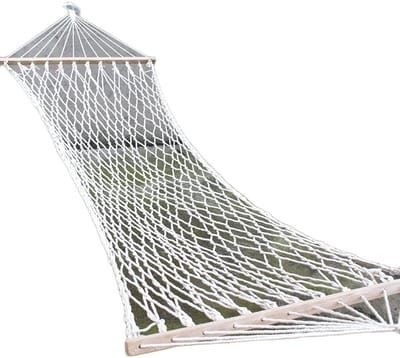 Draagbare hangmat - Mesh campinghangmat - Ontspanning buiten - Snelle opzet - 10L x 10W mm - Eén kleur