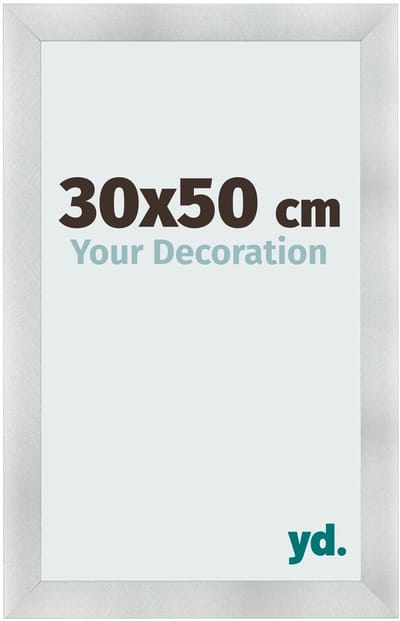 Your Decoration - Fotolijst 30x50 cm - MDF - Aluminium Geborsteld - Pisa