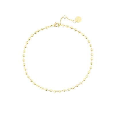 Pura Vida - Bali Bead Chain - enkelbandje goudkleur