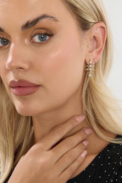 Yours 3Pack Set Gouden Kerstoorbellensize One Size