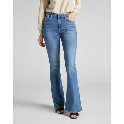 Lee Breese Jaded Jeans Maat: W26L31 | Wijde Broeken Outlet | Dames | Blauw