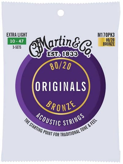 Martin M170PK3 Akoestische Gitaarsnaren (10-47) 3-Pack