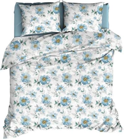 Satin d'Or Rafaella - Dekbedovertrek - Tweepersoons - 200x200/220 cm - Blue