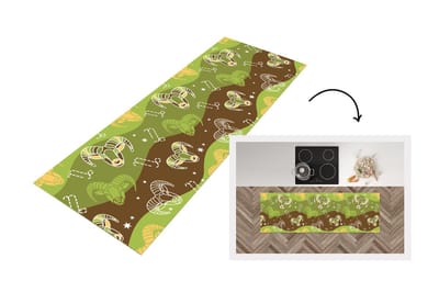 Keukenloper - Loper keuken - Steenbok - Design - Astrologie - 150x50 cm - Keukenloper vinyl
