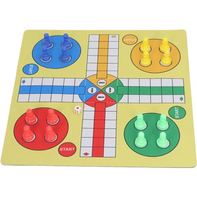 Vliegend Schaken Set Rubberen Doek Reizen Familie Bordspel Speelgoed met 16 Schakels Opbergtas en blue