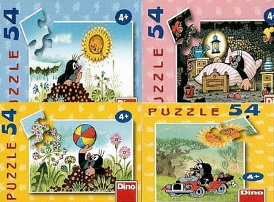Puzzle 54 mini Krecik i przyjaciele MIX - Puzzel 54 mini Krecik en vrienden MIX