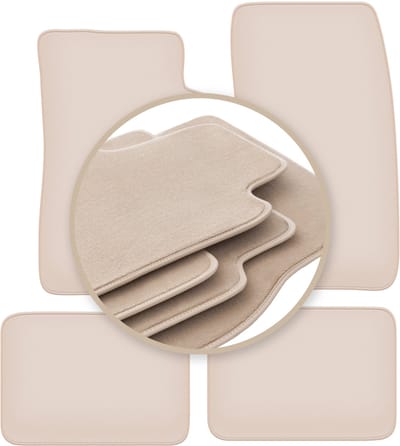 PREMIUM beige vloermatten voor: Daihatsu Feroza F300 / F310 off-road 1989-1998