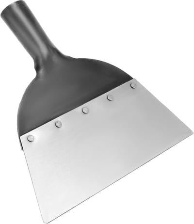 Reinigingsschep voor de tuin, vervangingskop voor onkruidschep, duurzaam tuingereedschap van mangaanstaal, 23 cm
