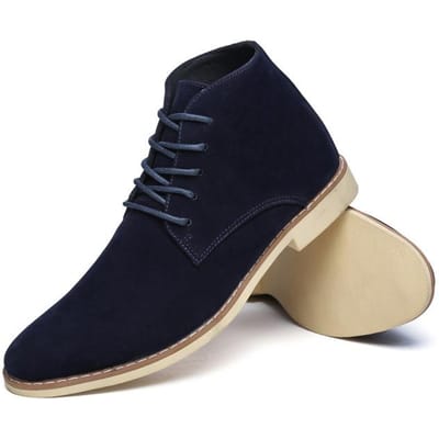 Heren Schoenen Klassiek Veterschoenen Leer Casual Zakelijk Herenschoenen Suède Leer Flats Schoenen Mannelijke Trend Korte Laarzen Plus Size 46 42
