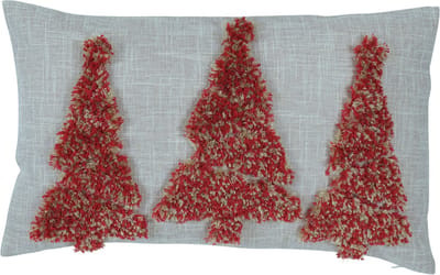 Spartree kussen beige rood 30x50cm