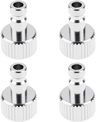 Dailygoods - 4 Stuks Airbrush Quick Release Plug 1/8"