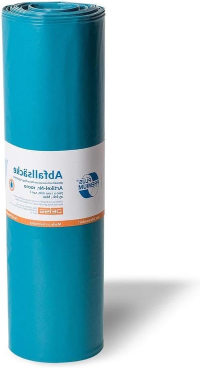 120 Liter Vuilniszakken 70 my - 23 Stuks DEISS PREMIUM