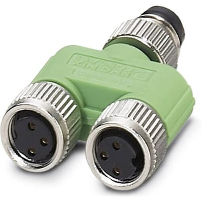 Phoenix Contact 1696222 Sensor/actuator verdeler en adapter M8 Aantal polen (sensoren): 3 Adapter, Y-vorm 5 stuk(s)