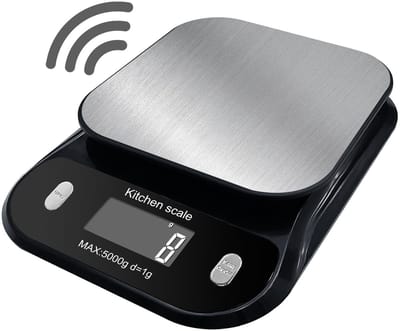 Dailygoods- Keukenweegschaal Sprekend - Digitale Voedselweegschaal - LCD-Display - Capaciteit 5 kg/11 lb - Geluidshulpmiddelen - Garantie 1 jaar