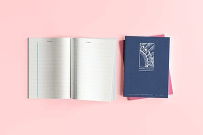 Aurora Project Notes Notebook / Schrift (Blauwe cover) A5 formaat - Heritage collectie