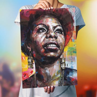 Nina Simone poster 50x70 cm