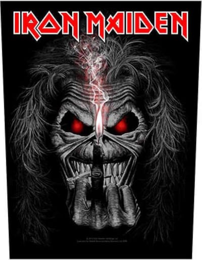 Iron Maiden - Eddie Candle Finger Rugpatch - Multicolours