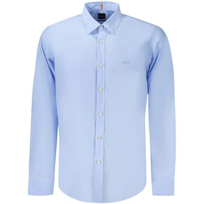 Hugo Boss Azzurro Katoenen Heren Shirt