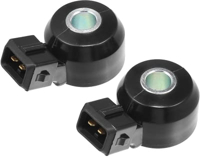 Dailygoods- Klopsensor Voertuigspecifieke Pasvorm - Detonatiesensor - Metaal/Kunststof - 2 Stuks - Zwart - 4.5x2.8x2cm