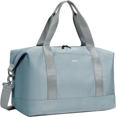 Thijox - ECOHUB Opvouwbare Handbagage Tas 45x36x20 cm, 30L Waterdicht Weekendtas, Onder Stoel Flight Bag, Comfortabele Schouderbanden, Sporttas voor D
