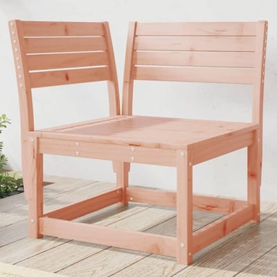 Tuinbank Hoek - Buiten Zitplaatsen - Genieten van weer - Modulair ontwerp - 73x73x78 cm - Houtkleurig