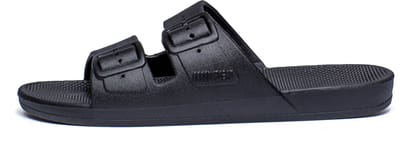 Freedom Moses Original Plain Black Slippers