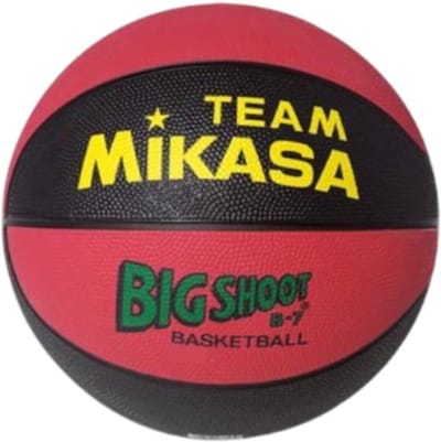 Mikasa Basketbal Big Shoot 155 Maat 5 Zwart/Rood