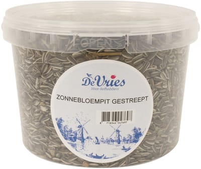 De Vries Zonnebloempit Gestreept