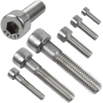Stahlia 50 x cilinderkopbouten, M10 x 60 mm, roestvrij staal, A2 V2A, met binnenzeskant cilinderkop, cilinderkop, cilinderschroeven, gedeeltelijke schroefdraad, DIN 912