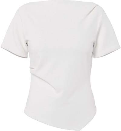 Pieces T-shirt PCSIRENE GEDRAPEERD