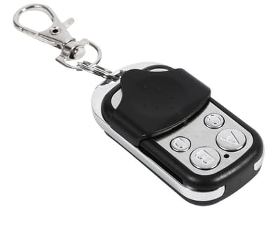 Allecto - Universele Draadloze Afstandsbediening - Klonen voor Garagedeuren - 4-kanaals Controle - 433 Mhz - Geschikt voor Poorten en Alarmsystemen..