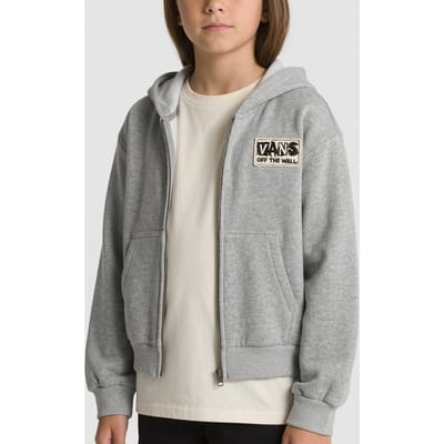 Vans Girls Van-archy Label Zip Cement Heather Größe: M | Sportbekleidung Outlet | Unisex