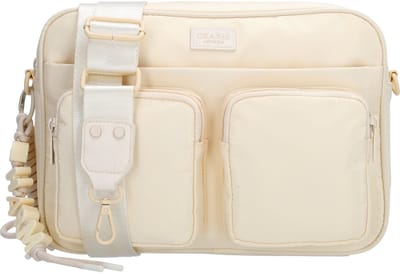 Charm London Seoul Crossbodytas - Schoudertas - Lichtgewicht - Dames Tas - Verstelbare Schouderband - Ritsvakken - Crème