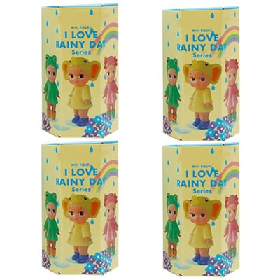 Ik Hou Van Regenachtige Dag Serie Mini Blind Box Figuur Schattige Cartoon Pop Verzamelspeelgoed Voor Bureau Decoratie Cadeau
