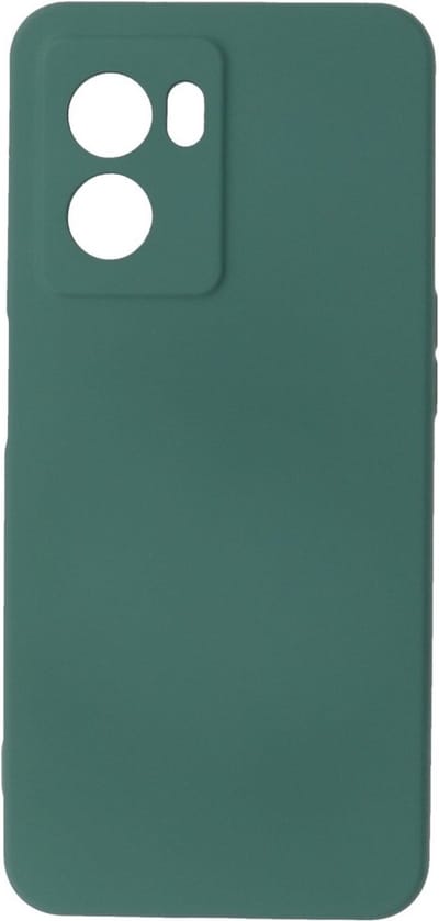 Premium Kwaliteit 2mm Siliconen Back Cover met zachte microvezelvoering - Geschikt voor OPPO OPPO A57 5G & A77 5G - Groen