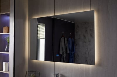 Badkamerspiegel met Verlichting - Anti Condens Verwarming - Badkamerspiegel - Badkamerspiegels - 60 x 100 cm - Bella Mirror